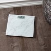 Glass Digital Scale With Marble Design White - Taylor : Target