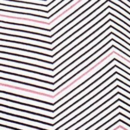 sleek chevron - black / pink