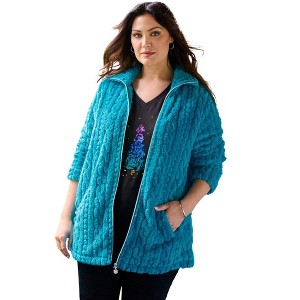 Catherines Ultimate Plush Jacket - 1 of 4