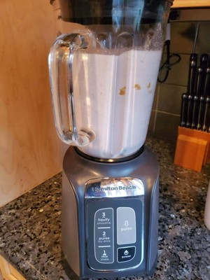 Hamilton Beach PowerMax Professional-Performance Blender for Shakes and  Smoothies, Puree and Ice Crush, 48oz BPA-Free Glass Jar, 1680 Watts,  Stainless