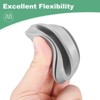 Unique Bargains Rubber Corrosion-Resistant Silicone Snap-in Locking Hole Plugs Gray - 4 of 4