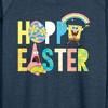 Women's - SpongeBob Squarepants - Hoppy Easter Icons Lightweight French Terry Wide Neck Long Sleeve Shirt - 2 of 4