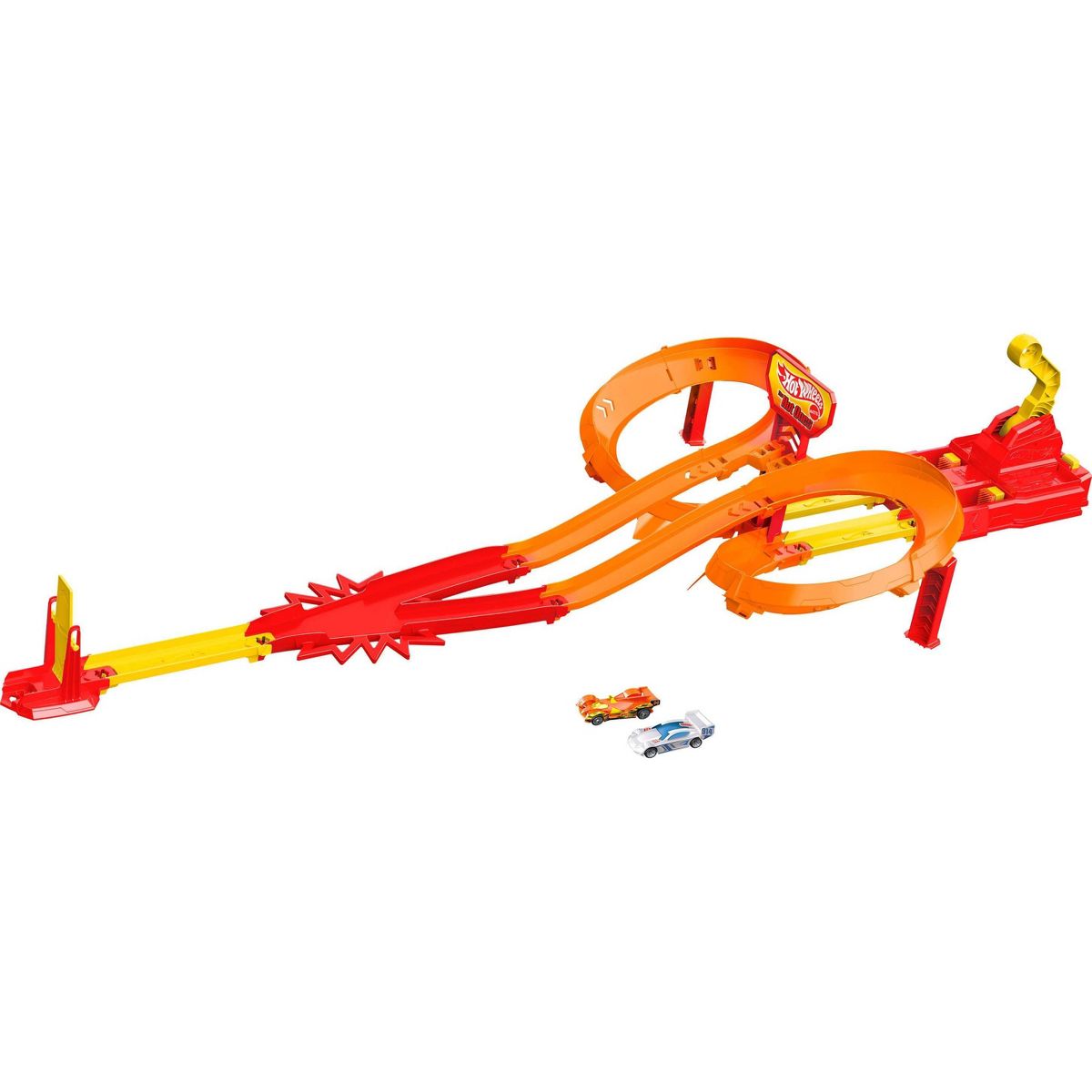 Hot Wheels Action Hot Ones Freeway Frenzy Toy Vehicle Track - 25pk