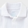 Boys' Adaptive Long Sleeve Uniform Polo Shirt - Cat & Jack™ - 3 of 3