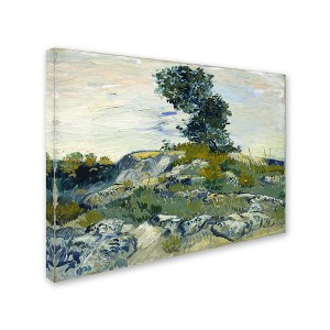 Trademark Fine Art -Van Gogh 'The Rocks' Canvas Art - 1 of 3