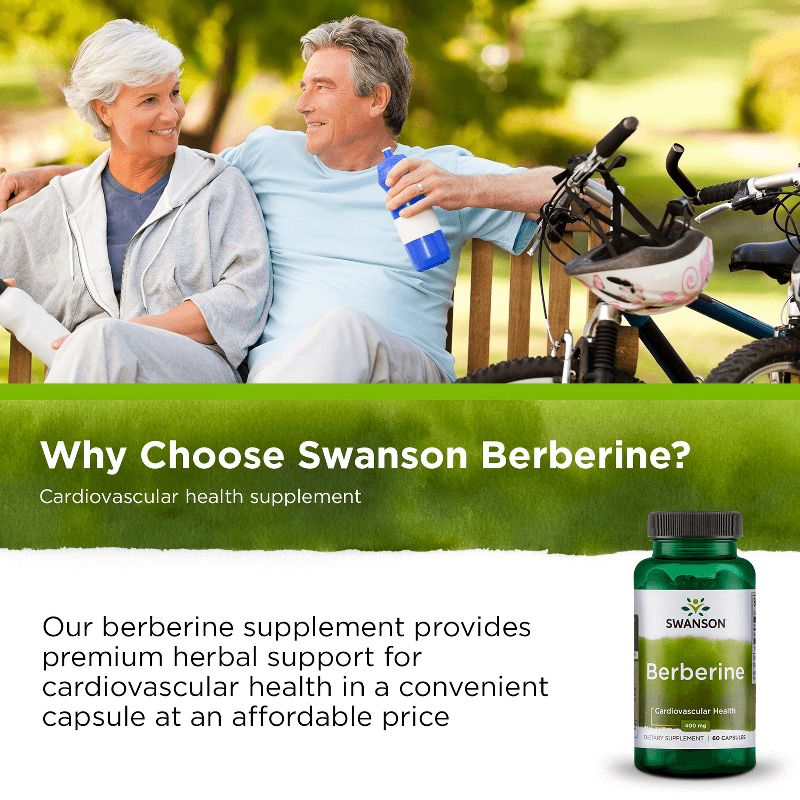 Swanson Herbal Supplements Berberine 400 mg Capsule 60ct, 5 of 7