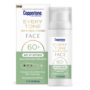 Coppertone Age Defense Every Tone Face Sunscreen - SPF 60+ - 1.7 fl oz - 1 of 4