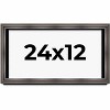 PosterPalooza | Panoramic Shadow Box 1.75" Deep Brown Frame - UV Acrylic, Backing, Hanging Hardware - 2 of 4