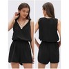 EXLURA Womens Summer 2 Piece Sets Sleeveless V Neck Knotted Tank Tops Shorts Matching Sets Vacation Cruise Beach Outfits 2025 - 4 of 4