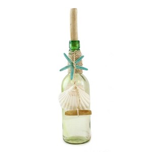 Beachcombers Green Bottle with Shell - 1 of 2