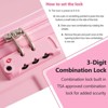 ORRD 20" Hardshell Carry-On Luggage, Lightweight ABS Suitcase with Spinner Wheels & TSA Lock, Pink - 4 of 4