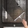 All-Purpose Stainless Steel Shower Squeegee for Shower Glass Door with Adhesive Hooks, for Tile Wall and Car - 4 of 4