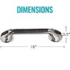 DMI Suction Cub Grab Bars for Bathroom, Tub and Shower - Chrome 16 Inch - 2 of 4