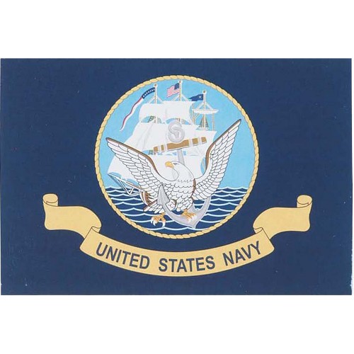 Halloween Armed Forces Flag - US Navy - 4' x 6'