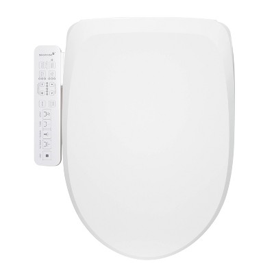 SB-2600 Electric Bidet Toilet Seat with Unlimited Heated Water and Touch Control Panel for Elongated Toilets White - SmartBidet: Polypropylene