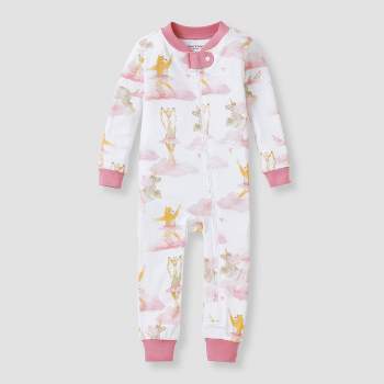 Burt's Bees Baby® Baby Girls' Dream Ballet Cotton Snug Fit Footed Pajama - Pink
