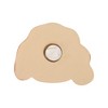 Unique Bargains Decorative Magnets Magnetic Fridge Sticker Irregular Shape Eldest Resin Brown Beige 1Pc - 3 of 3
