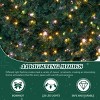 Syemin Wreaths 60" Christmas Wreath Artificial Xmas Wreath DIY Ornaments for Front Door Gate Wall Xmas Party Decorations, Green, 5"*60"*60" - 2 of 4