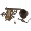 Juvale Cast Iron Bell, Welcome Entry Door Bell, Antique Doorbell Decoration, Black, 6.7 x 8.9 x 0.8 in - image 3 of 3