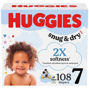 Huggies Snug & Dry Disposable Diapers - 1 of 4