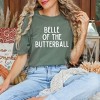 Simply Sage Market Women's Belle Of The Butterball Short Sleeve Garment Dyed Tee - 2 of 4