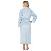 PAVILIA Fleece Robe For Women, Plush Warm Bathrobe, Fluffy Soft Spa Long Lightweight Fuzzy Cozy, Satin Trim - 2 of 4