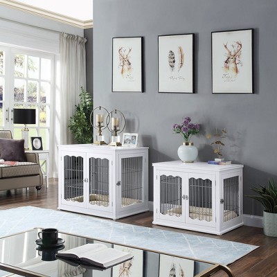 unipaws Wooden Wire Pet Crate