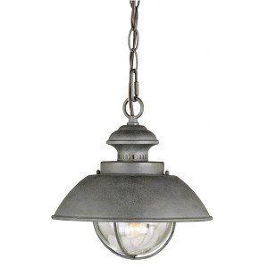 Vaxcel Harwich 1 - Light Pendant in  Textured Gray - 1 of 4