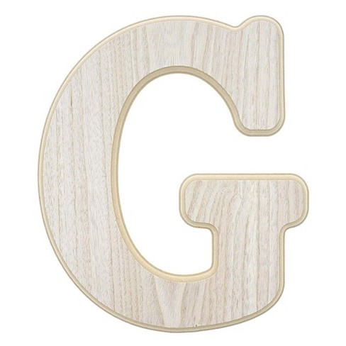 Genie Crafts Unfinished Wood 12 Inch Decorative Letters G Alphabet For Diy Crafts Home Wall Decor Target
