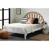 South Shore Full/Queen Hoya Wall-Mounted Flower Petals Headboard Natural - 3 of 4