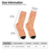 Abstract Elegance Floral Women Printed Crew Socks Funny Funky Socks Soft Polyester Novelty Gifts for Artists Men - 2 of 4
