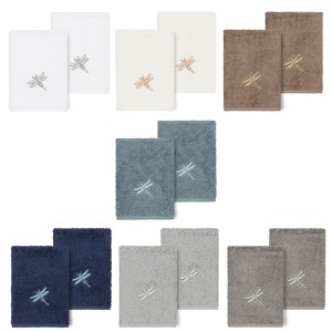 Linum Home Textiles 100% Turkish Cotton BRAELYN Embellished Towel Set - 1 of 3