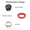 Unique Bargains ABS Silicone Anti-Odor Backflow Preventer Floor Drain Core - 3 of 4