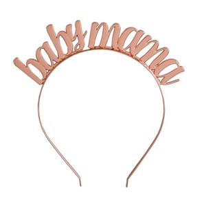 Jollity & Co. - Baby Mama Headband in Rose Gold - Pack of 1 Metal Headband - 1 of 1