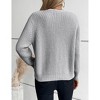Women's Casual Open Front Sweaters Long Sleeve Button Lightweight Knit Cardigans Sweaters - 4 of 4