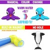 Color-Changing Magnetic Fishing Bath Toys, 10-Piece Sea Creature Set with Fishing Rod - 2 of 4