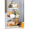 AuldHome Design Fall Wood Block Signs, 3pc Set; Small Pumpkin and Harvest Shelf Signs/Wall Decor - 4 of 4
