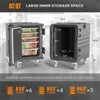Winado 82 QT Food Storage Container Catering Food Carrier with Lockable Wheels - 2 of 4