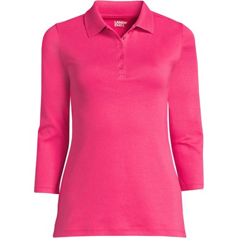 Women's petite long sleeve polo sale shirts