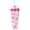 Silver Buffalo Sanrio Hello Kitty 24-Ounce Confetti Carnival Cup With Dome Lid and Straw - 2 of 4