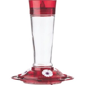More Birds Ruby 10 Oz. Glass Hummingbird Feeder - 1 of 1