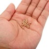 Unique Bargains Metal Round Jewelry Making Gold Filled Spacer Beads 100 Pcs - 4 of 4