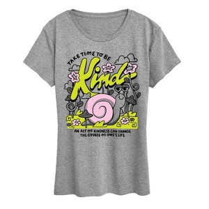 Women's - Instant Message - Take Time To Be Kind Short Sleeve Graphic T-Shirt - 1 of 4