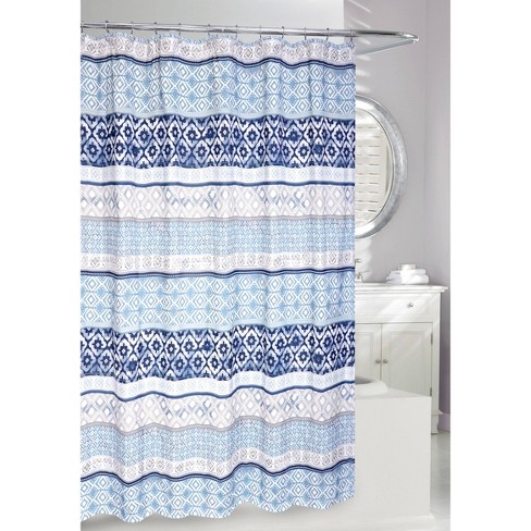 Elliott Shower Curtain Blue Moda At : Target
