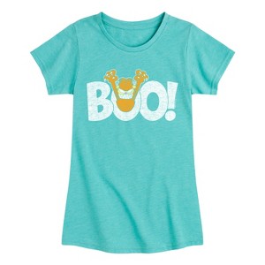 Girls' - Garfield - Garfield Boo Fitted Short Sleeve Graphic T-Shirt - 1 of 4