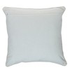 HomeRoots 20" Beige and Red Coastal Wool Throw Pillow With Embroidery - 4 of 4