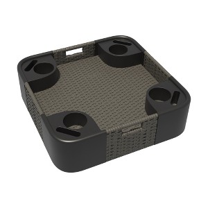 YARDSIGHT Aluminum Frame Poolside Floating Tray – All - Weather For Drinks, Snacks & Outdoor Hangouts - 1 of 4