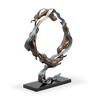 SPI Home Brass Sea Otter Spectacle Sculpture – Marine Life Decor with Elegant Detailing, 19" Tall - 2 of 4