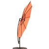 Kumasinova 10 FT Offset Patio Umbrella with Adjustable Tilt,Cantilever Outdoor Umbrella with 8 Ribs,Market Umbrella for Pool,Garden - 2 of 4