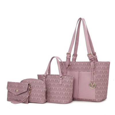 MKF Collection Havenly Women’s Tote Bag, Mini Tote Bag, Pouch and Wallet by Mia K